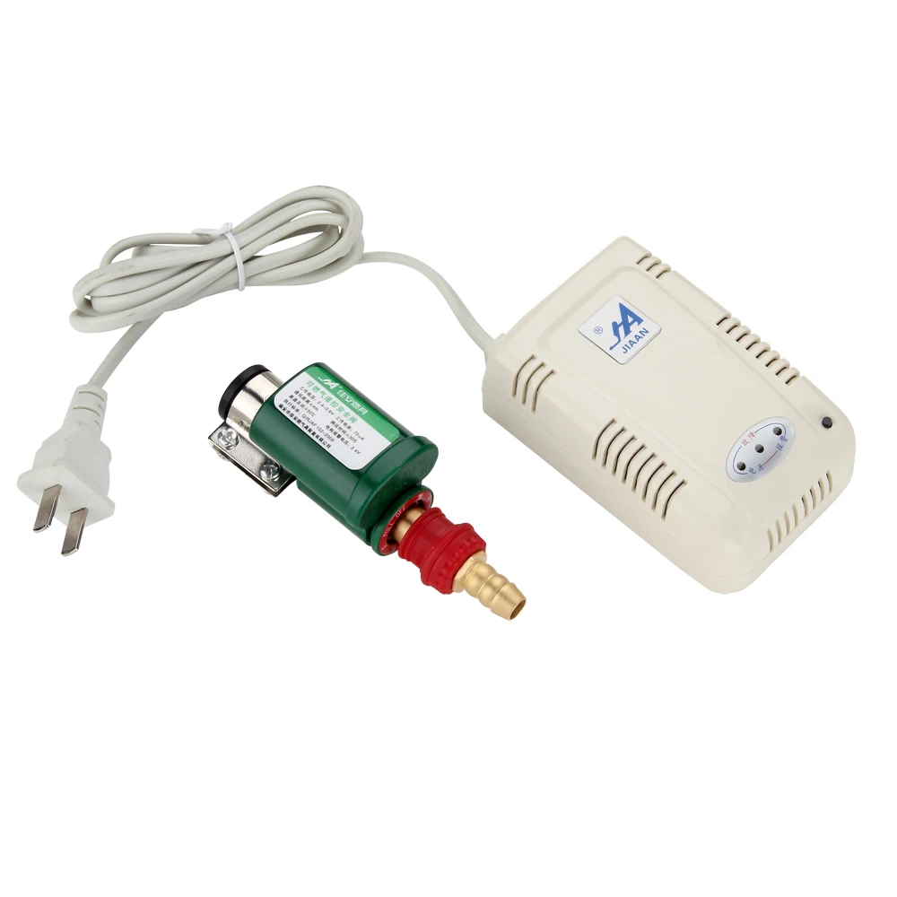 Охранной сигнализации Сенсор JA 8301 Smart LPG детектор утечки самостоятельно отрезать газа автоматически шаровой клапан запорный клапан