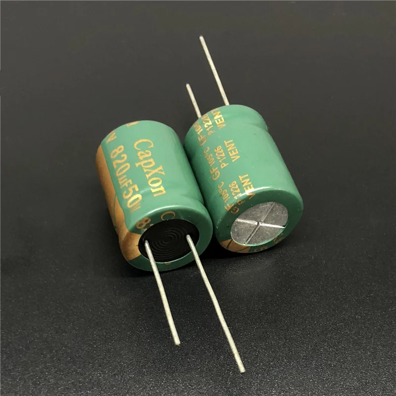 5 шт/20 шт 820 мкФ 50V CAPXON GF серия 16x20 мм низкий безупречный 50V820uF алюминиевый