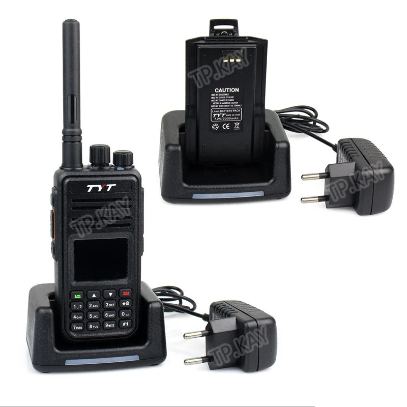 DMR Digital TYT MD380 рация 1000 каналов UHF MD-380 двухстороннее радио+ кабель для программирования+ CD