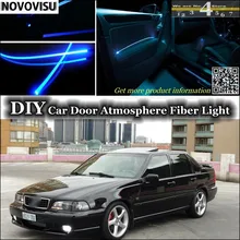 Novovisu для Volvo S70 подкладке окружающий свет атмосферу волоконные оптические фары внутри дверь Панель освещение не EL света Установите