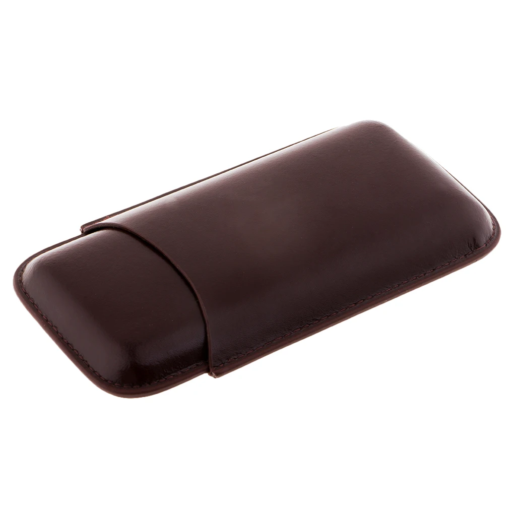 Collectibles PU Leather Cigar Humidor Cigar Case Box Bag for Cigarettes Smoking Accs