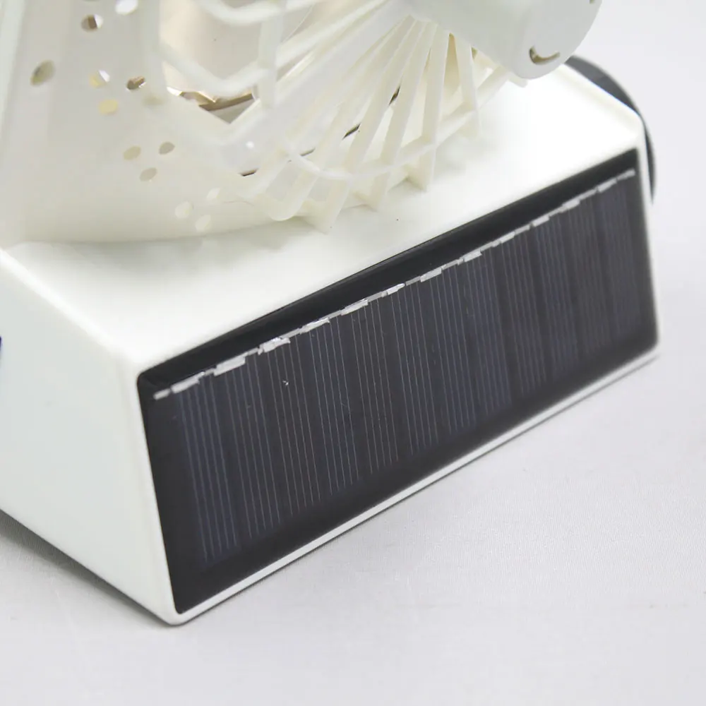 1PCSLED Solar Fan Mini Multi-Function Student Lamp Lighting Flashlight Charging Tent Lamp