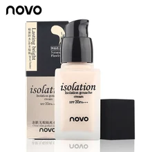 NOVO Foundation Skin Care Makeup Isolation Gouache Cream SPF 35 Whitening Concealer Oil-control Waterproof Face Care Cosmetics