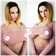 WMDOLL 163cm Real Size Silicone Sex Dolls Big Breast Artificial Vagina Rubber Pussy For Men Adult Sexy Toy