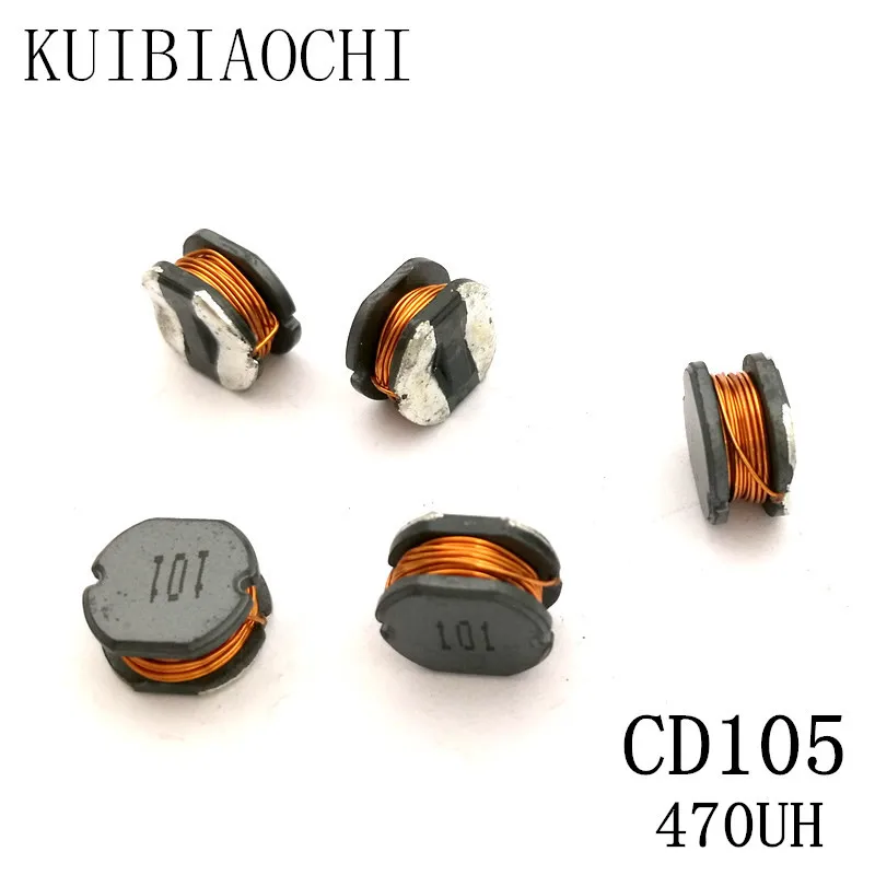 10 шт./лот SMD силовой индуктор CD105 470UH 471 10*9*5 4 мм неэкранированный намоточный |