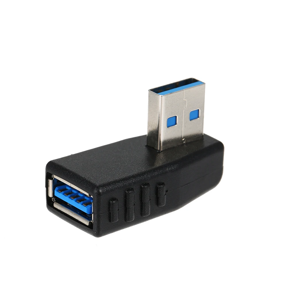 Адаптер USB 3 0 Вертикальный штыревой к женскому правый угол тип адаптер