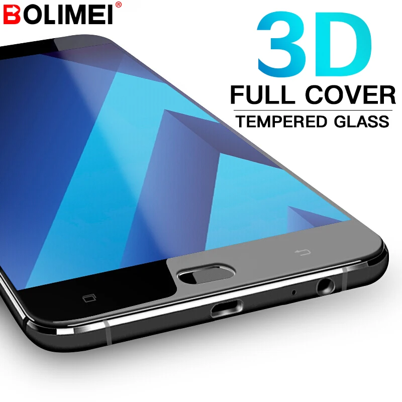 

9H Full Cover Tempered Glass For Samsung Galaxy S7 S6 A3 A5 A7 2016 2017 Screen Protector J3 J5 J7 2016 Protective Glass