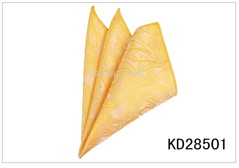 KD28501 Мужские карманные квадратные костюмы, носовые платки для мужчин с цветочным рисунком, мужские носовые платки, повседневный костюм, квадратные носовые платки, полотенца для мужчин, вечерние, 25 см x 25 см - Цвет: KD28501
