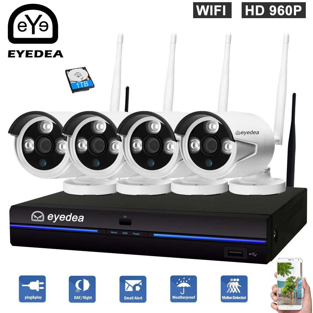 Eyedea PIR WiFi Wireless Video Audio Smart Home Security Camera Motion Sensor Tamper Alarm IR Night Vision Video System Kit Eyedea PIR WiFi Wireless Video Audio Smart Home Security Camera Motion Sensor Tamper Alarm IR Night Vision Video System Kit