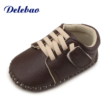 

Newborn Crib Shoes The New Fashion Shallow Patchwork Pu Lace-up Baby Shoes For 0-18 Months Baby Unisex Shoes