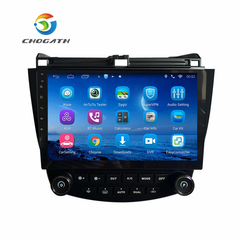 ChoGath 10 2 дюймов Android 9 0 GPS навигация для Honda Accord 7 2003-2007 головное устройство с 1080P