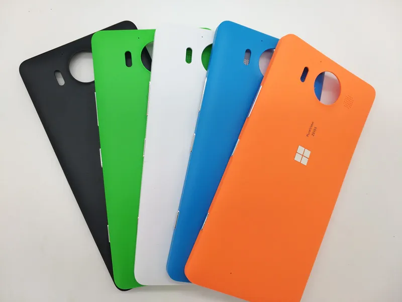 

New Colorful Battery Door Back Cover Housing Case For Nokia Microsoft Lumia 950 With Power Volume Buttons