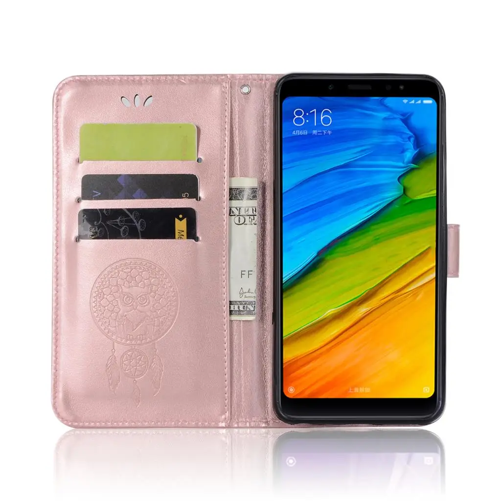 360 полная защита флип чехол для Xiaomi Redmi 5 Plus 5A + S2 Чехлы Магнитный кошелек Fundas