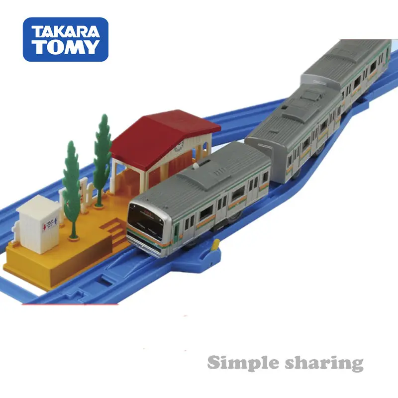 Takara Tomy Tomica Plarail базовый стартовый набор железнодорожных моделей литые