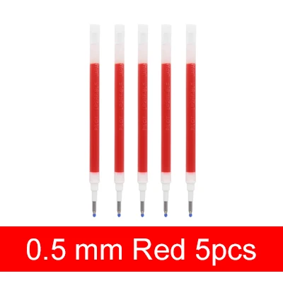 LifeMaster ручка Pilot Juice гелевая ручка повторная заливка для ручка Pilot Juice 0,38 мм/0,5 мм черный/синий/красный большой объем письменные принадлежности LP2RF-8EF - Цвет: 05 Red 5pcs