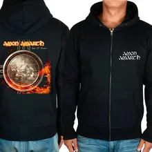 Amon Amarth Rock толстовки осенне-зимняя куртка в стиле панк, толстая металлическая толстовка на молнии флисовая монета Fate of Norns