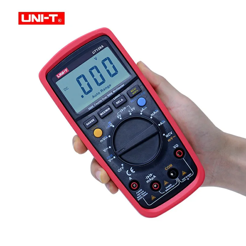 Kopen True Rms Digitale Multimeter Ac Dc Spanning Stroom Meter Ohm Capaciteit Tester UNI T UT139A UT139B UT139C Auto Manual Range ncv