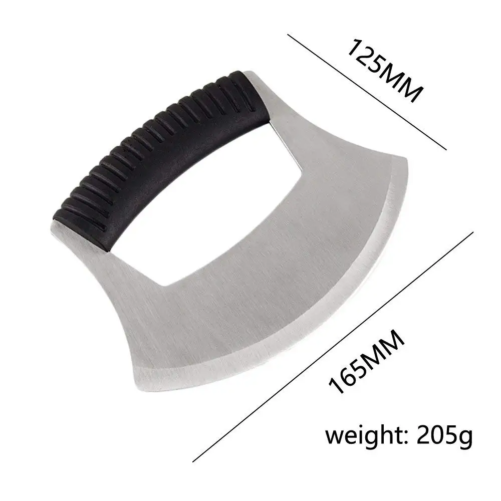 Mezzaluna cutter chopper knife size