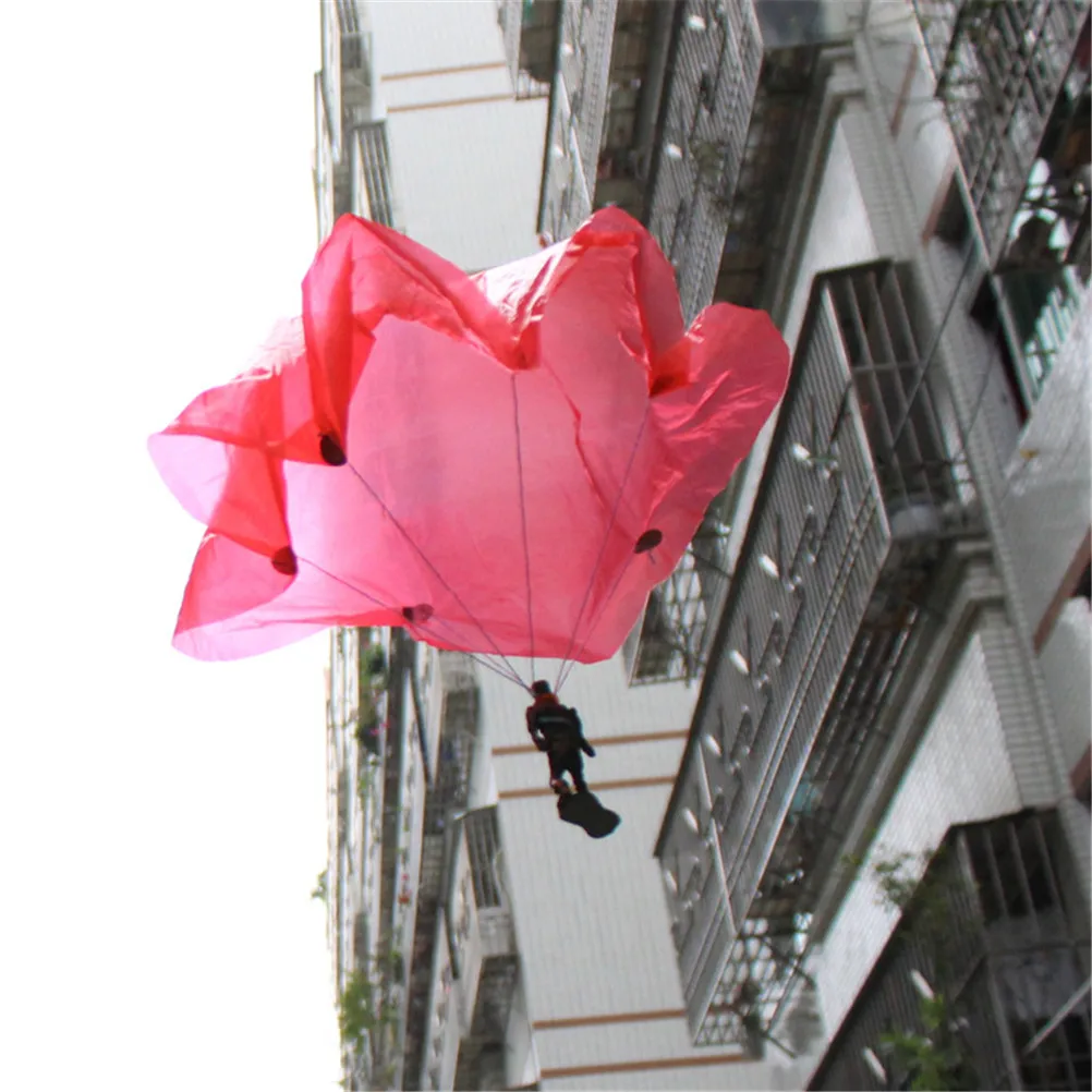 Ручной метательный Мини-Игровой солдат игрушечные парашюты для детей на открытом воздухе веселые спортивные детские развивающие мини-парашюты игрушки - Цвет: as pic