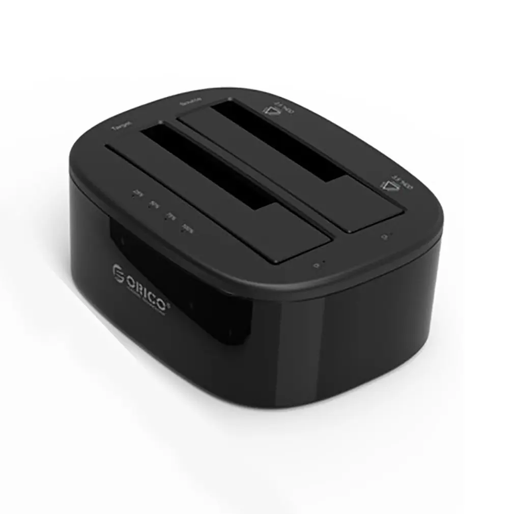 

ORICO 6228US3-BK HDD Enclosure Dual-Bay 5Gbps USB 3.0 To SATA Hard Drive Docking Station For 2.5/3.5 Inch HDD Black AU Plug Case