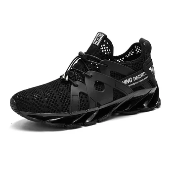 

Men Running Shoes blade shoe Breathable Sport Shoes Rubber 720 Drawstring buckle Male Mens Shoes Gym Men sneakers male runner