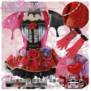 

Love Live All Member Honoka Kotori Umi Eli Nozomi Devil Ver Dress Cosplay Costume Christmas Demon Costume Female Party Dress