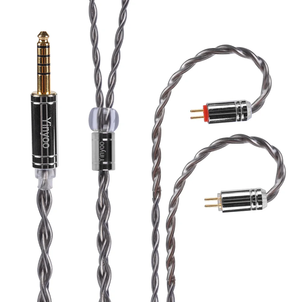 4 акции одинарная кристальная медь 0 78 мм 2 контактный кабель для Weston TFZ W4r Um3x KZ ZS10 AS10