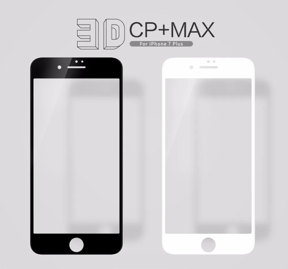 

NILLKIN Amazing 3D CP+ MAX Full Coverage Nanometer Anti-Explosion 9H Tempered Glass Screen Protector For Apple iphone 7/8 plus