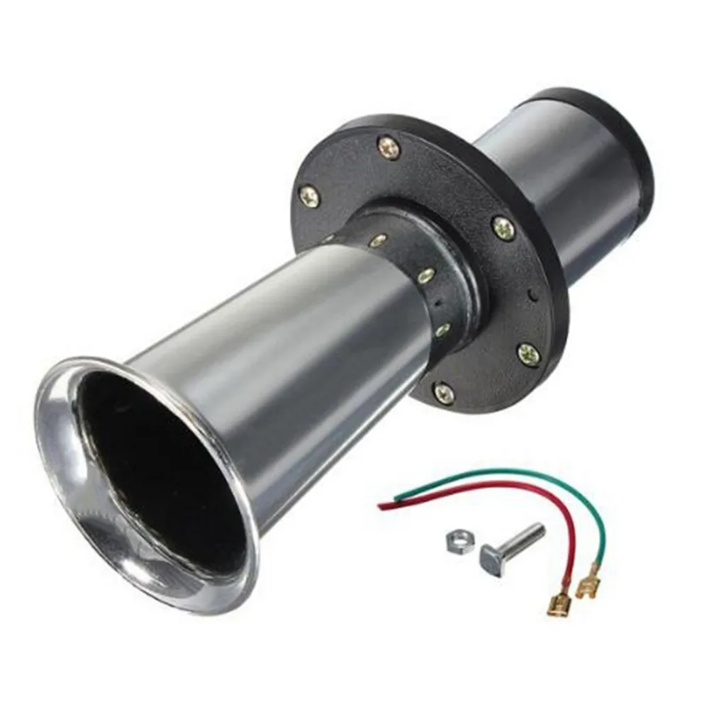 

New Chrome 12V 110dB Antique Vintage Vehicle Old Style Boat Auto Car Truck Horn Loud Alarm Antique Horn Long Service Life