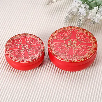 

20PCS Chinese XI candy box, tin candy box, round tin box, wedding gift package free shipping