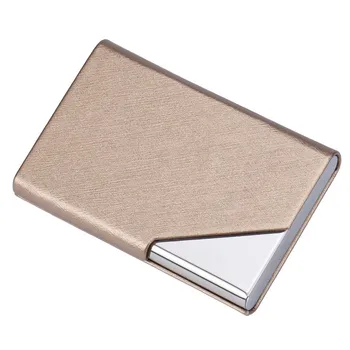 

Men Women Traveling Pocket Stainless Steel Metal Wallet Credit Card Package Card Holder Business Case 2020 New Чехол для визиток