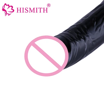 HISMITH Sex Machine Attachment Female Masturbation Silicone Black Dildo 18 cm Length 4 cm Width Adult Sex Products for Women 4
