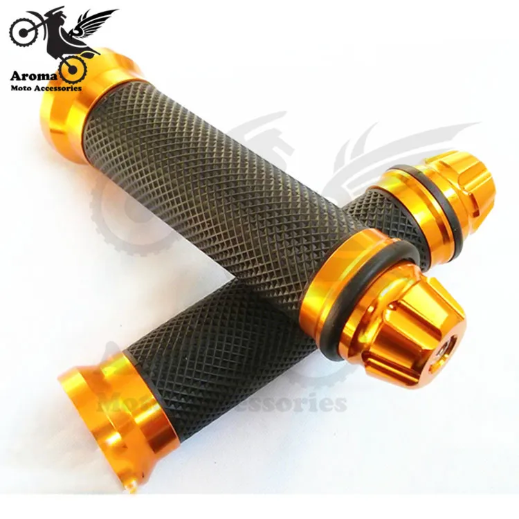 gold motorcycle parts Hand Grips motocross handlebar Grip Universal