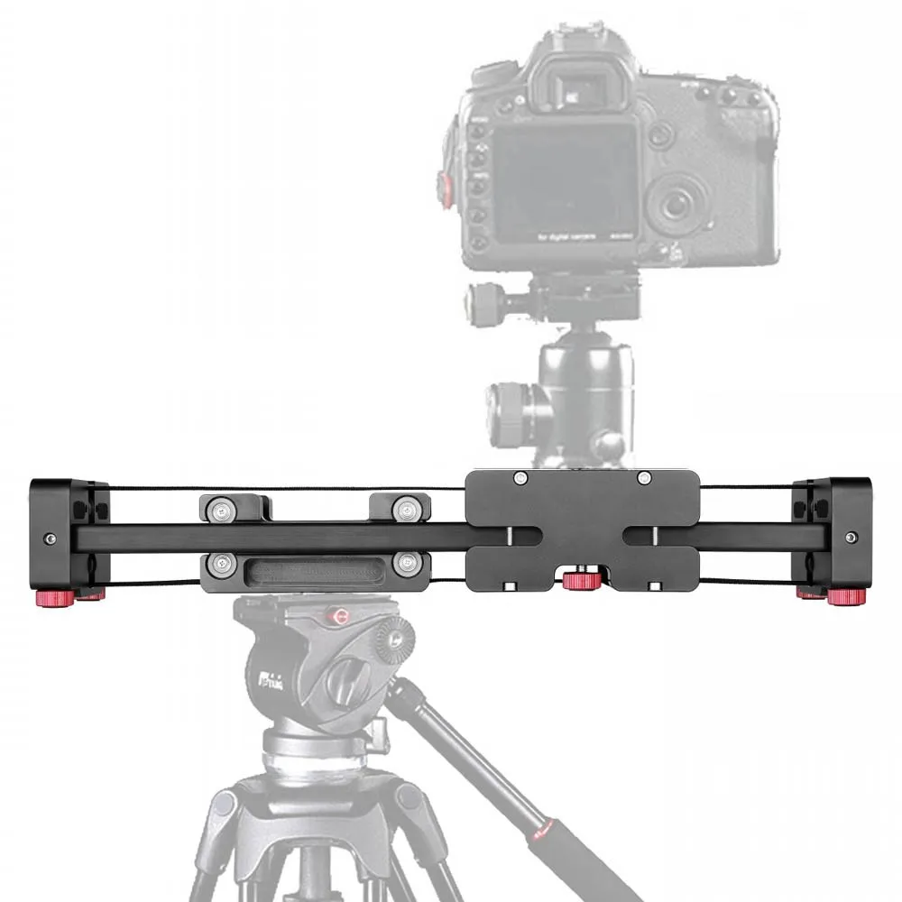 New Portable 3/8" Adjustable DSLR Video Camera Slider 40cm Double Distance for Canon Nikon Sony DSLR DV Camera Dolly Stabilizer