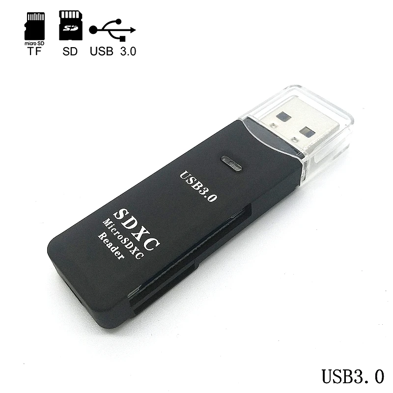 Считыватель карт GAOMUYUE USB3.0 для Microsd и TF/SD карт и SD USB 3,0 в кардридер s для ПК и Loptop free-S2