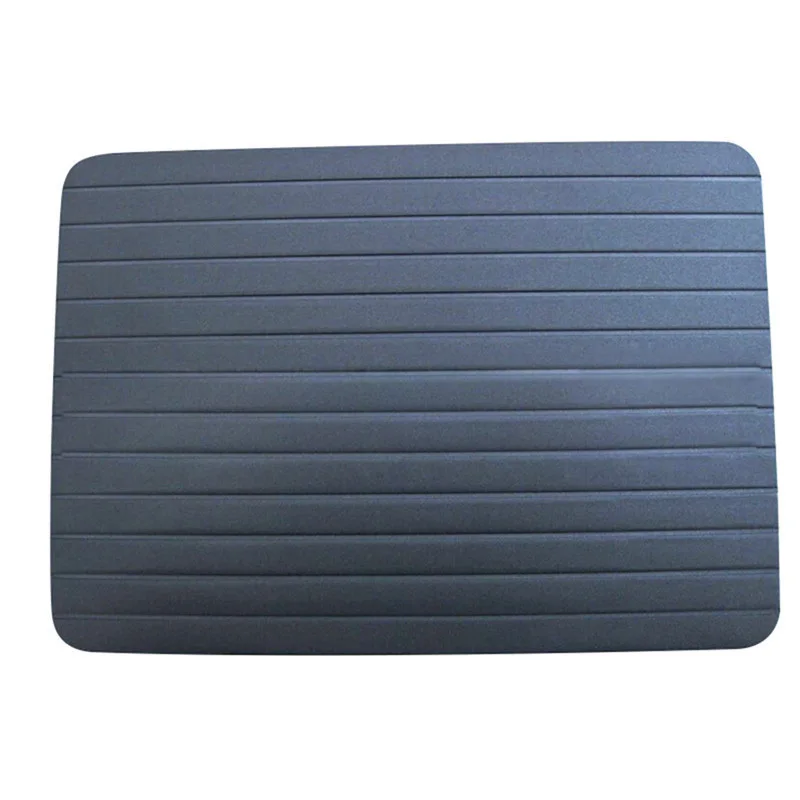 Fast Aluminium Alloy Defrosting Tray Thaw Frozen Meat Fish In Minutes Heating Tray Defroster No Electricity Chemicals Microwave Fast Aluminium Alloy Defrosting Tray Thaw Frozen Meat Fish In Minutes Heating Tray Defroster No Electricity Chemicals Microwave