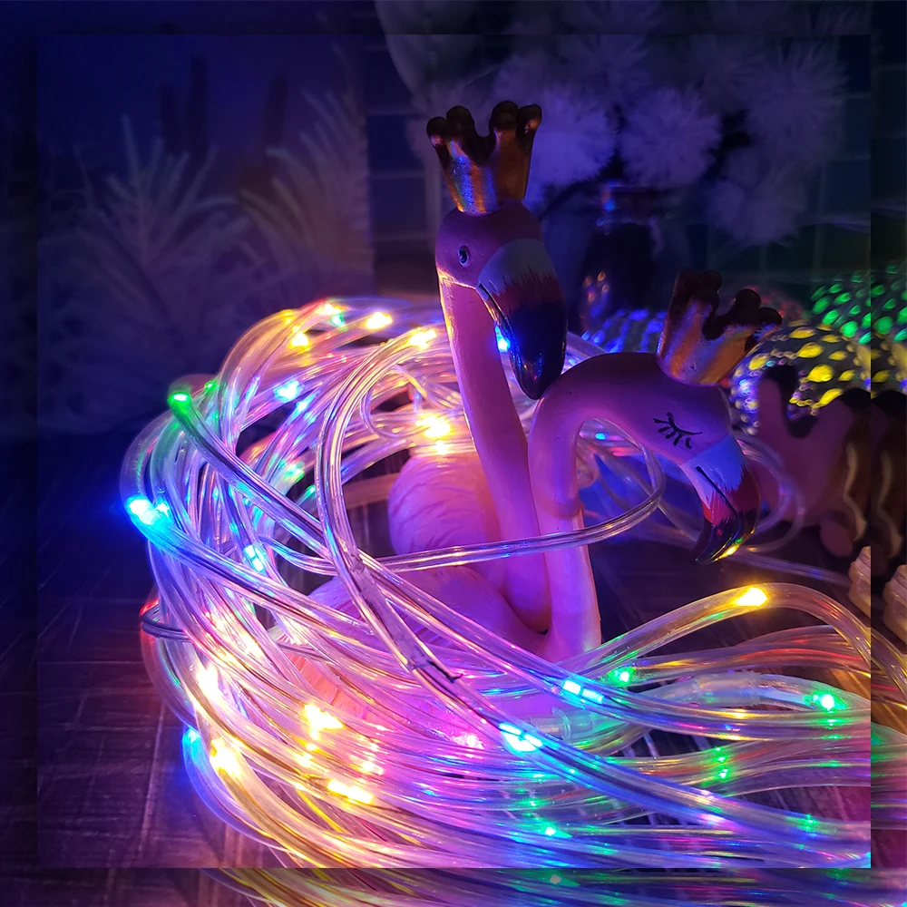 CHIZAO 100 LEDs Neon Rope Tube Strip Light Wire Flexible Remote Battery Power Waterproof Outdoor Indoor Decor Christmas Party CHIZAO 100 LEDs Neon Rope Tube Strip Light Wire Flexible Remote Battery Power Waterproof Outdoor Indoor Decor Christmas Party