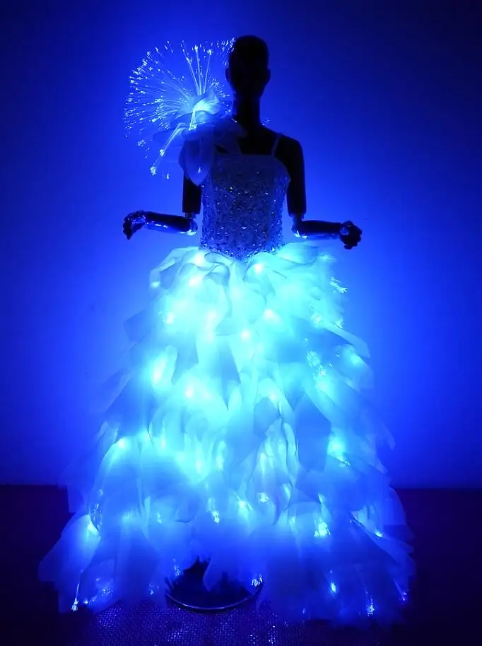 wedding dress with led lights