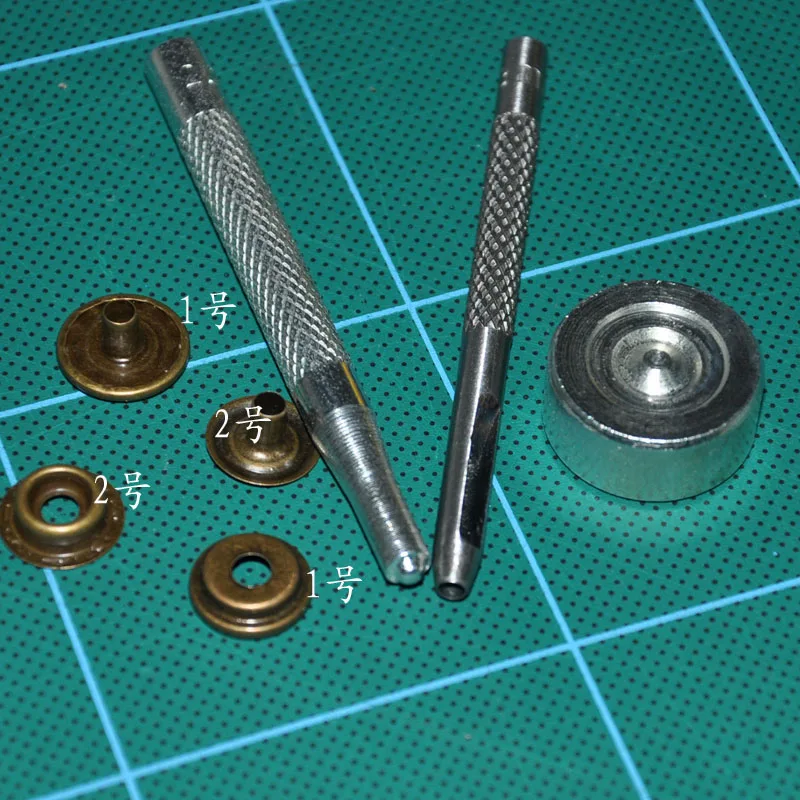 DIY manual snap fastener installation tool + universal base Jean's