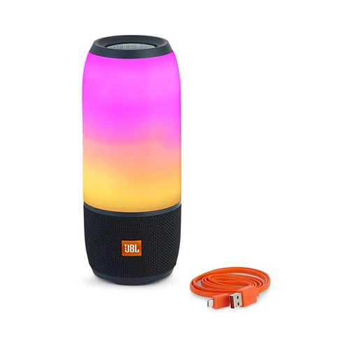 JBL Pulse3 Bluetooth динамик IPX7 водонепроницаемый аудио сабвуфер стерео динамик телефон Беспроводная связь 100 JBL подключение+ включен динамик s - Цвет: Black