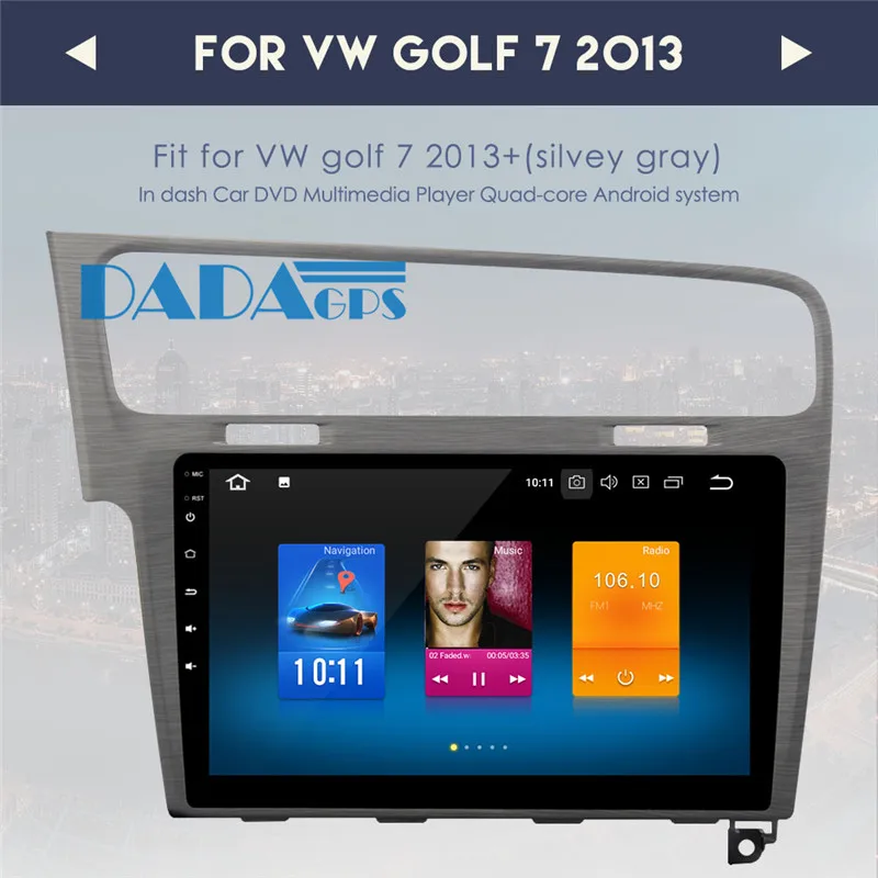 Perfect 10.2inch Big Screen Android Car GPS Navigation DVD Player For Volkswagen VW GOLF 7 2013 2014 2015 2016 SATNAV Car Stereo FreeMap 2