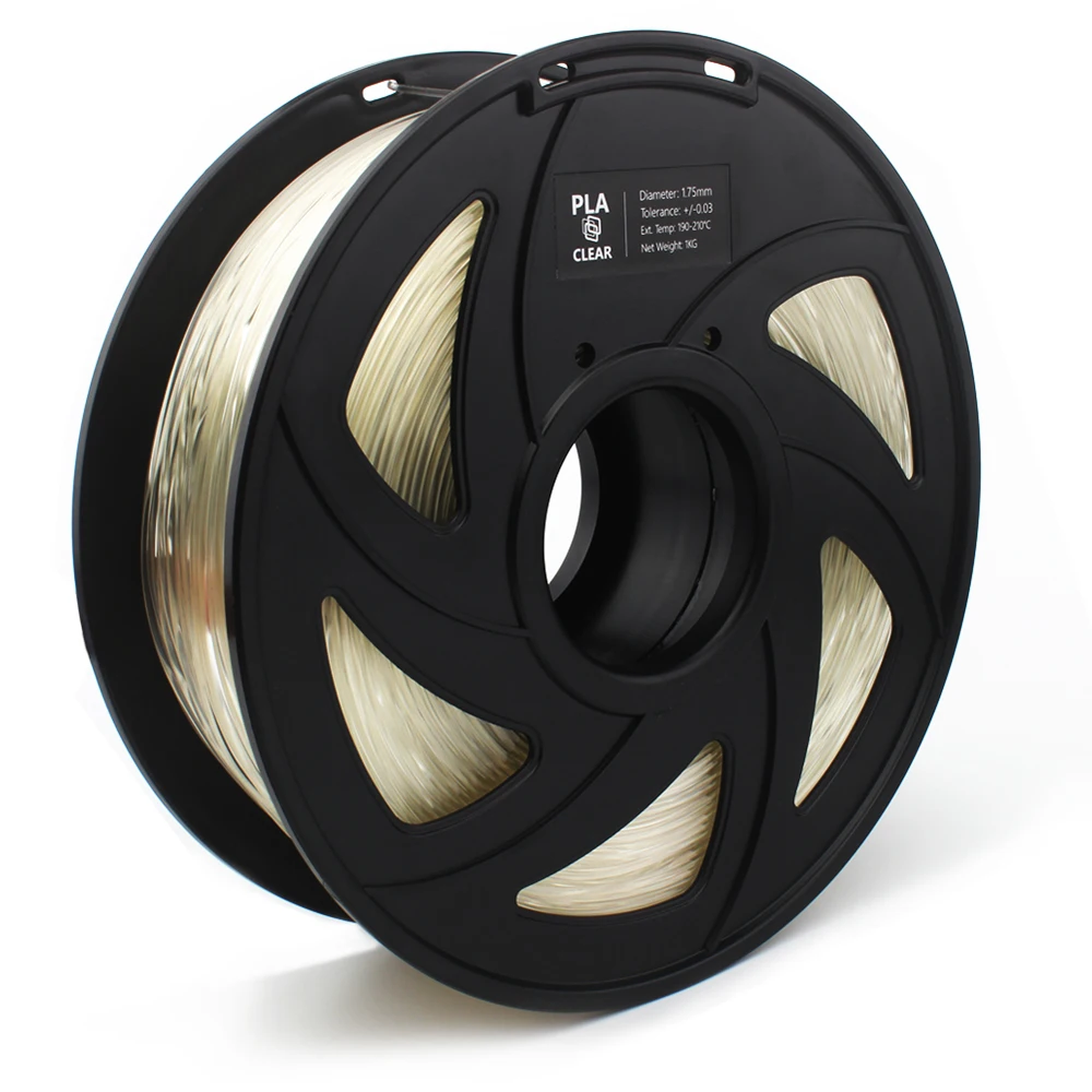 CREOZONE PLA 3D Printer Filament Clear Color 1000 (8)