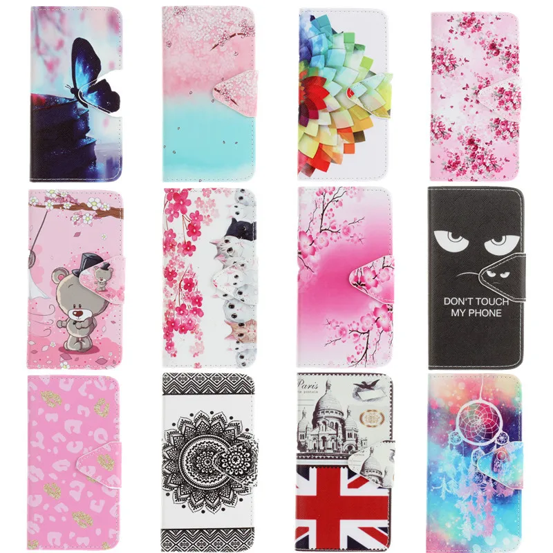 New Leather Flip wallet Case Stand Luruxy Cases Cover For iPhone 5 5s 6 6s 7 Plus Touch Samsung S7 edge A3 A5 J3 J5 2016 | Мобильные