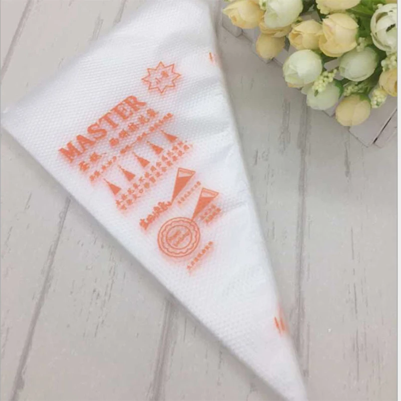 

100 Pcs Disposable Piping Cream Pastry Bag Cake Decorating Tool Bakeware B