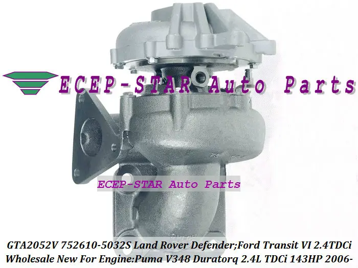 GTA2052V 752610-5032S 752610-0009 1355066 Turbo Turbocharger For Land Rover Defender For Ford Transit VI 2.4L TDCi Puma 143HP  (3)