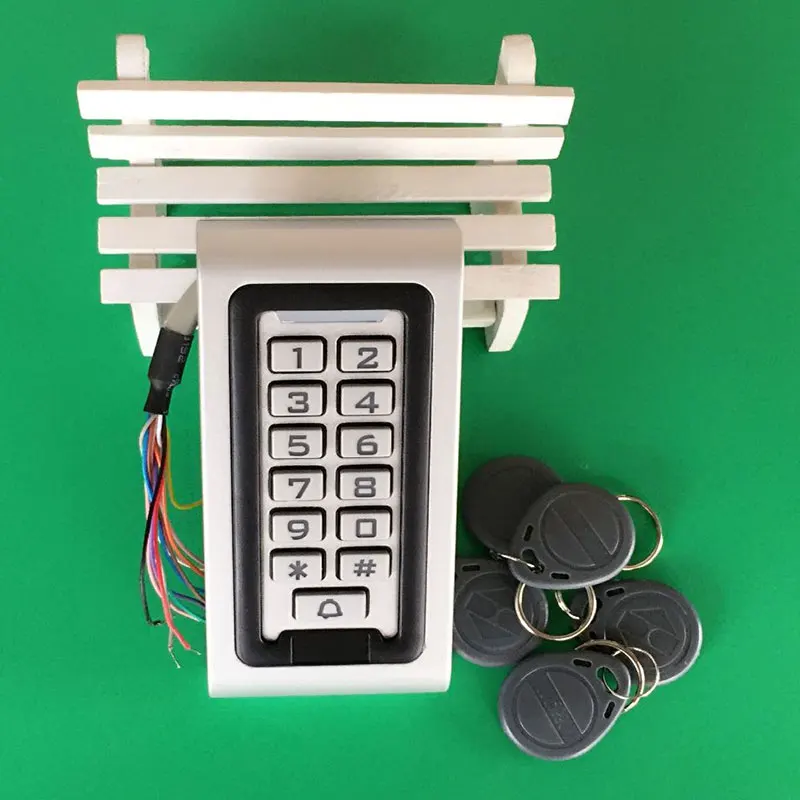 Free Shipping New Metal Keypad Rfid Access Control ID/EM Password IP68 Waterproof Keypad Access Control/Wiegand Reader f3 finger pin free shipping fingerprint access control reader with keypad waterproof structure design ip65 waterproof