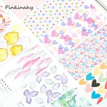 19,5*8,8 см Kawaii милый мультяшный натуральный растения и красочное сердце Подарочный конверт горизонтальная версия Бумажный Конверт