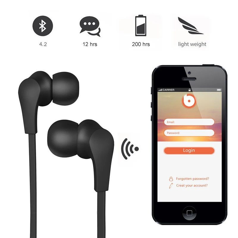 ROCK шейным Bluetooth наушники Беспроводные спортивные гарнитуры для iPhone samsung Xiaomi с микрофоном Водонепроницаемый IPX7 вкладыши