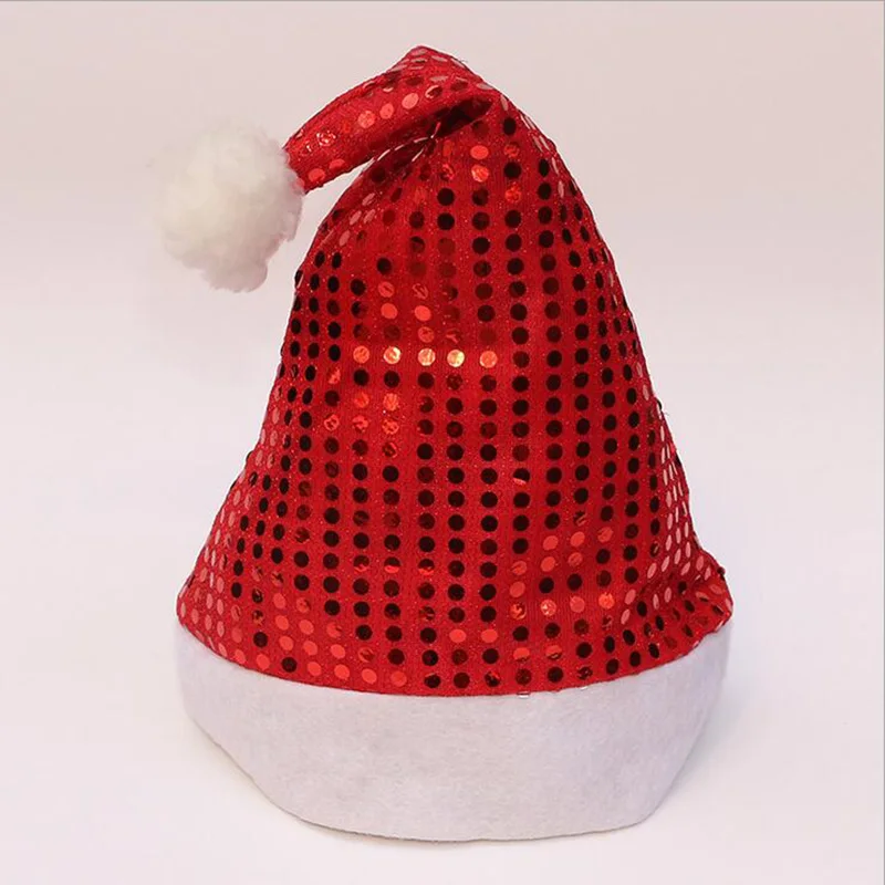 Multiple Xmas Hat Christmas Decoration For Home Supplies Santa Christmas Hats Children Adults Kids Cap For Christmas Party Props