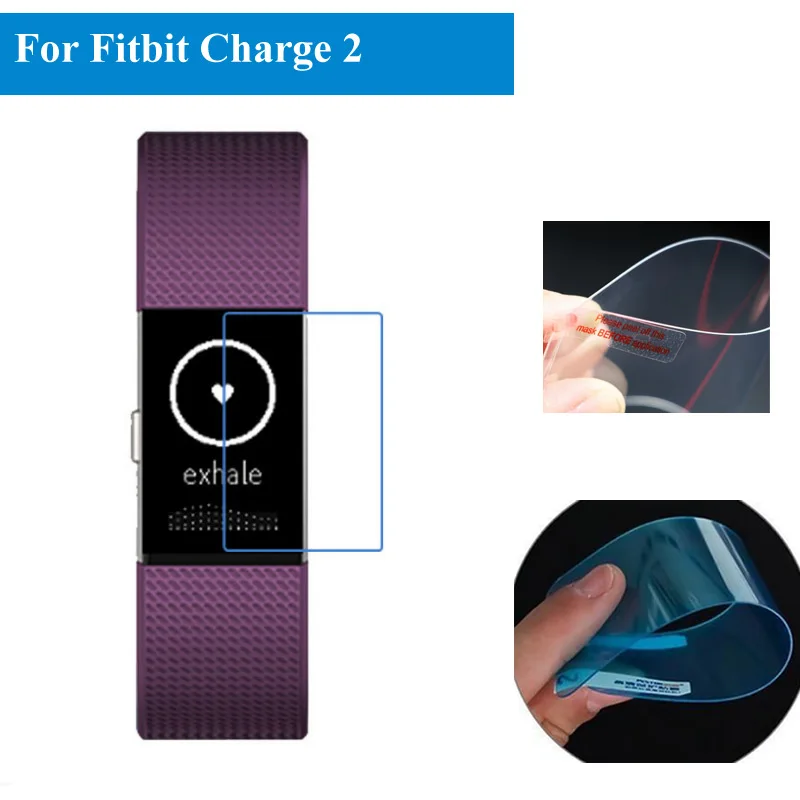 

10PCS Explosion-proof LCD Full Cover Screen Protector For Fitbit Ionic Fitbit Blaze Fitbit Charge 2 Alta Ionic Nano Film